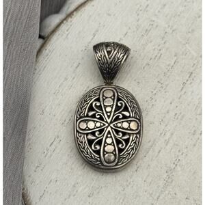 RID Sterling Silver 925 Cross Pendant 6.29G / 1.5in